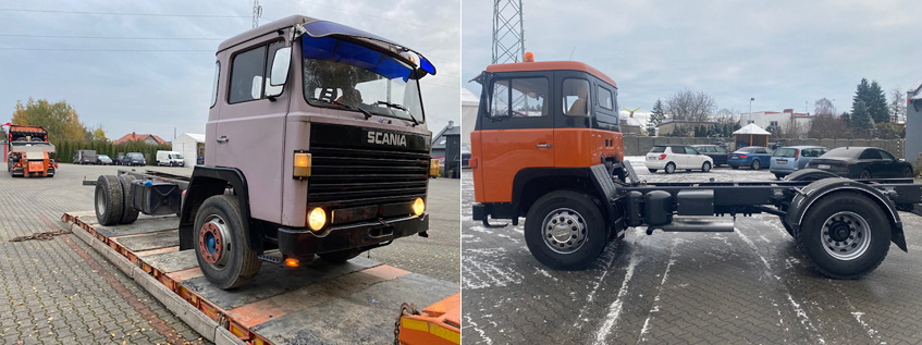 Restoration of the beautiful old Scania 81